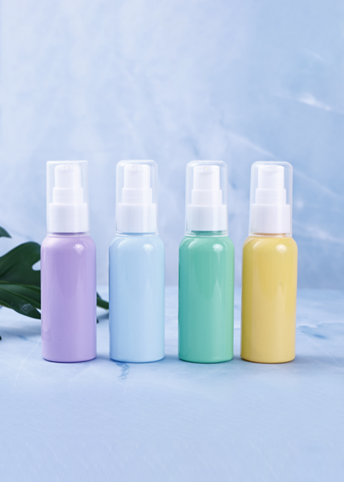 Garrafa de spray de cor sólida de 50ml PET