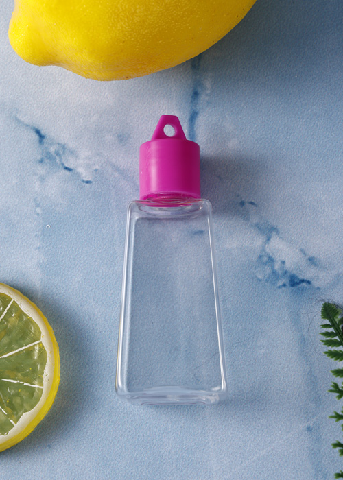 Garrafa trapezoidal de gancho transparente PET 30ml