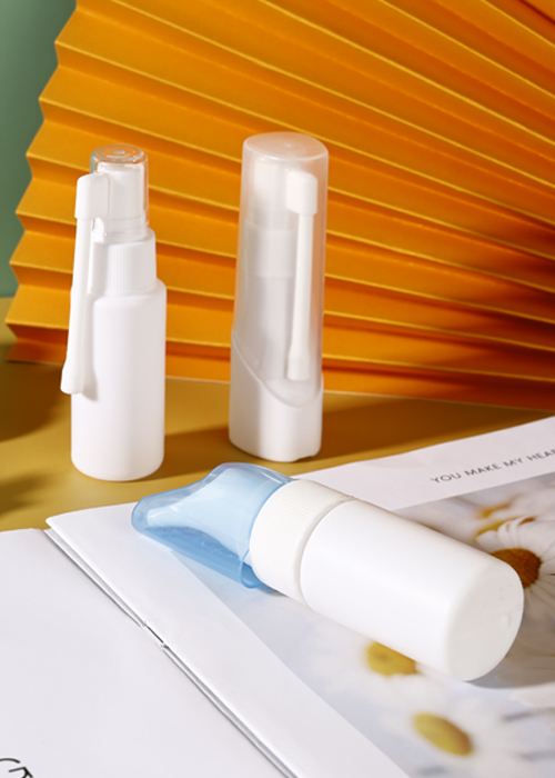 30-50ml PE garrafa spray de rinite branca garrafa de loção salina