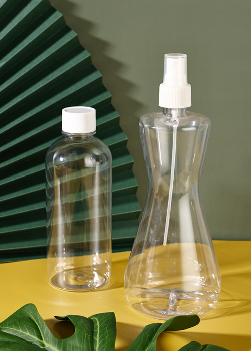 garrafa PET transparente de 300 ml