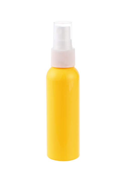 Subengarrafamento de álcool desinfetante de garrafa redonda PET de cor sólida de 60 ml