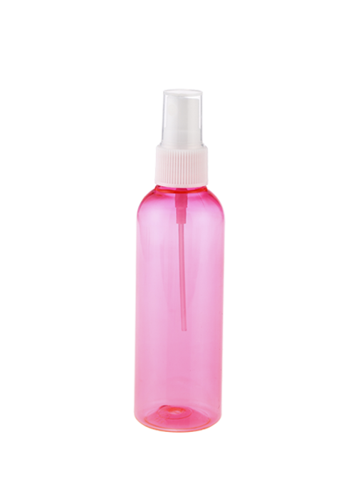 100-200ml rosa transparente garrafa de spray PET desinfecção líquido de limpeza sub-engarrafamento