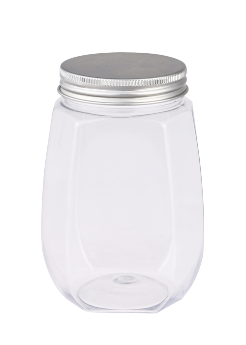 Frasco de embalagem de nozes para alimentos com tampa de alumínio PET 200-400ml