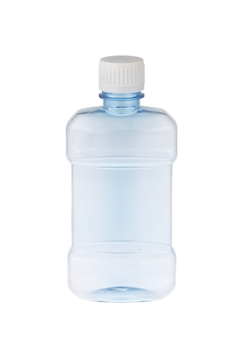 Frasco de enxaguatório bucal com tampa de segurança descartável PET 200-300ml