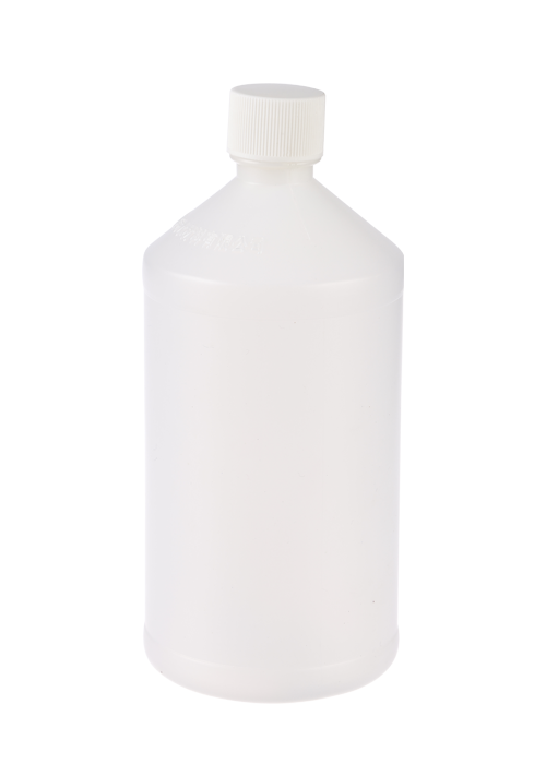 500ml garrafa de líquido PE branco