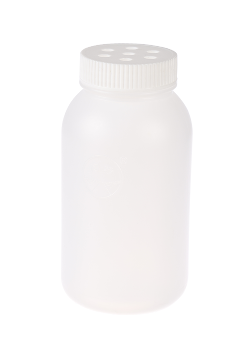 200-500ml PE de alimentação e criação de garrafa biológica animal com furos