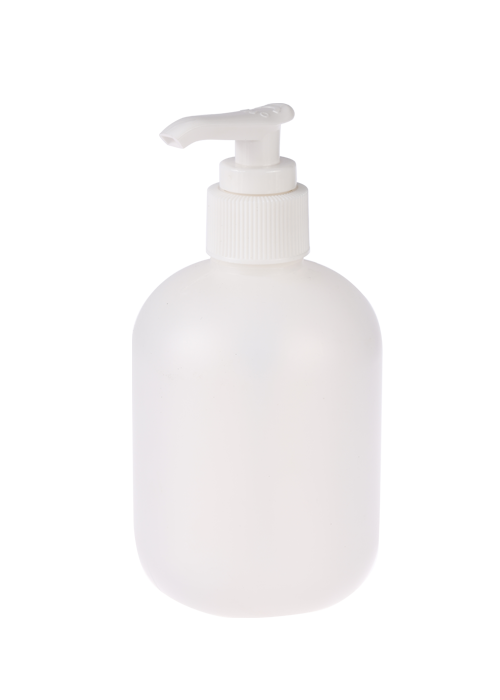 Garrafa de desinfetante para as mãos bomba de pressão de loção em gel PE 500ml