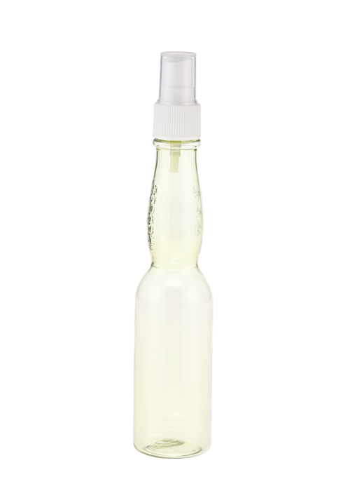 Garrafa de spray de água de banheiro transparente PET 200ml Repelente de mosquitos e garrafa de spray de água antipruriginosa
