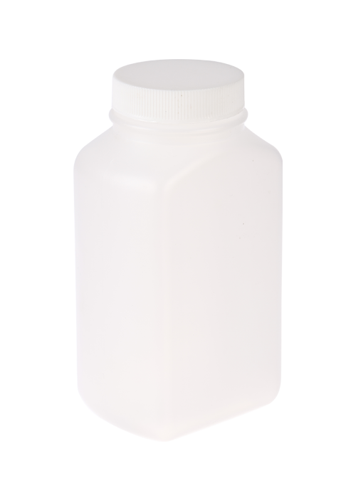 200ml PE garrafa quadrada sólida