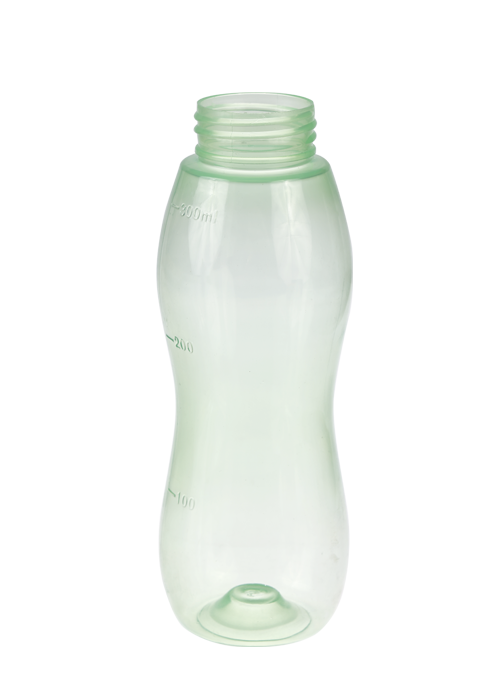 Garrafa de água de limpeza nasal salina de sopro de injeção PP transparente verde 300ml
